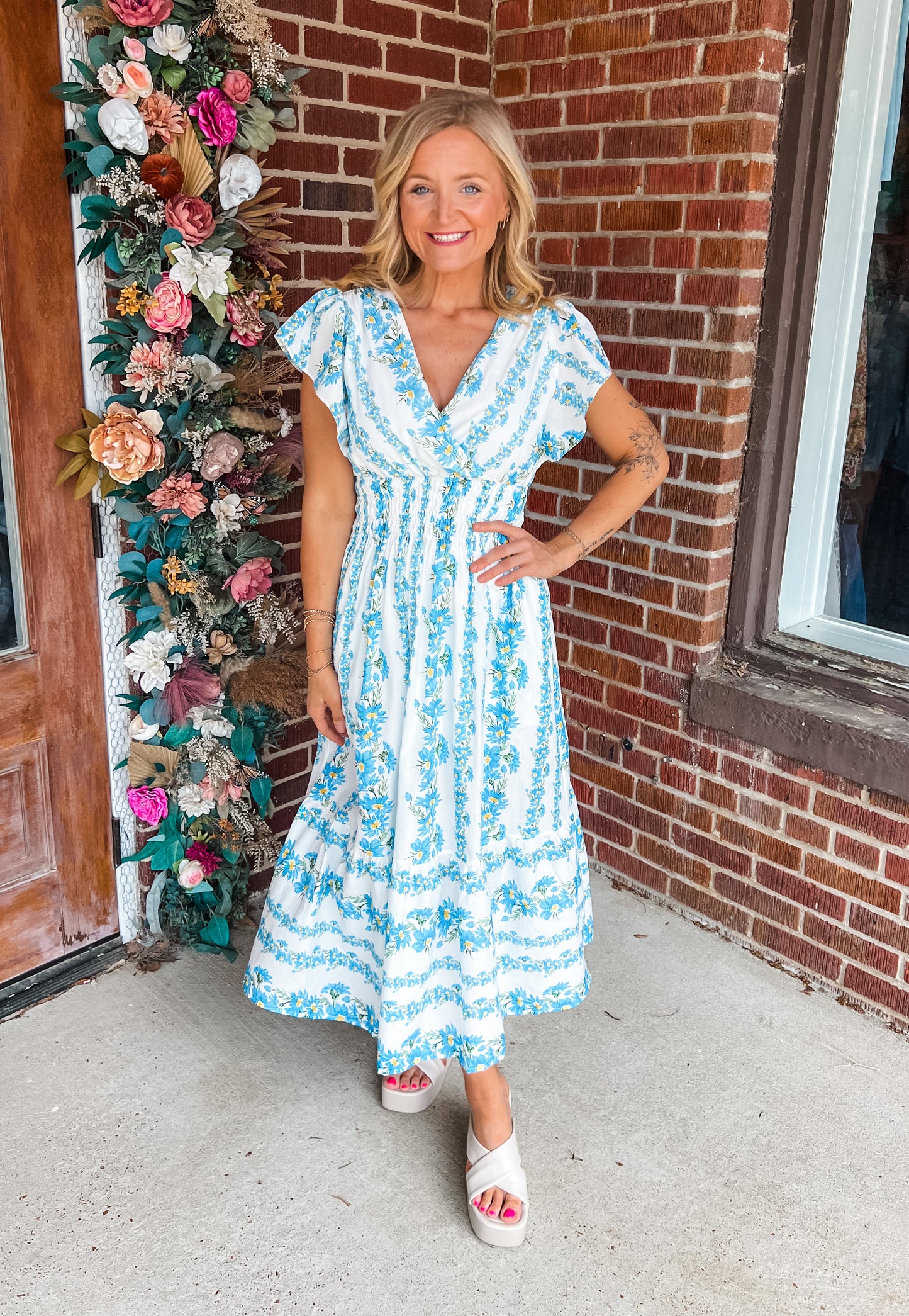 Long Ways From Home Midi Dress