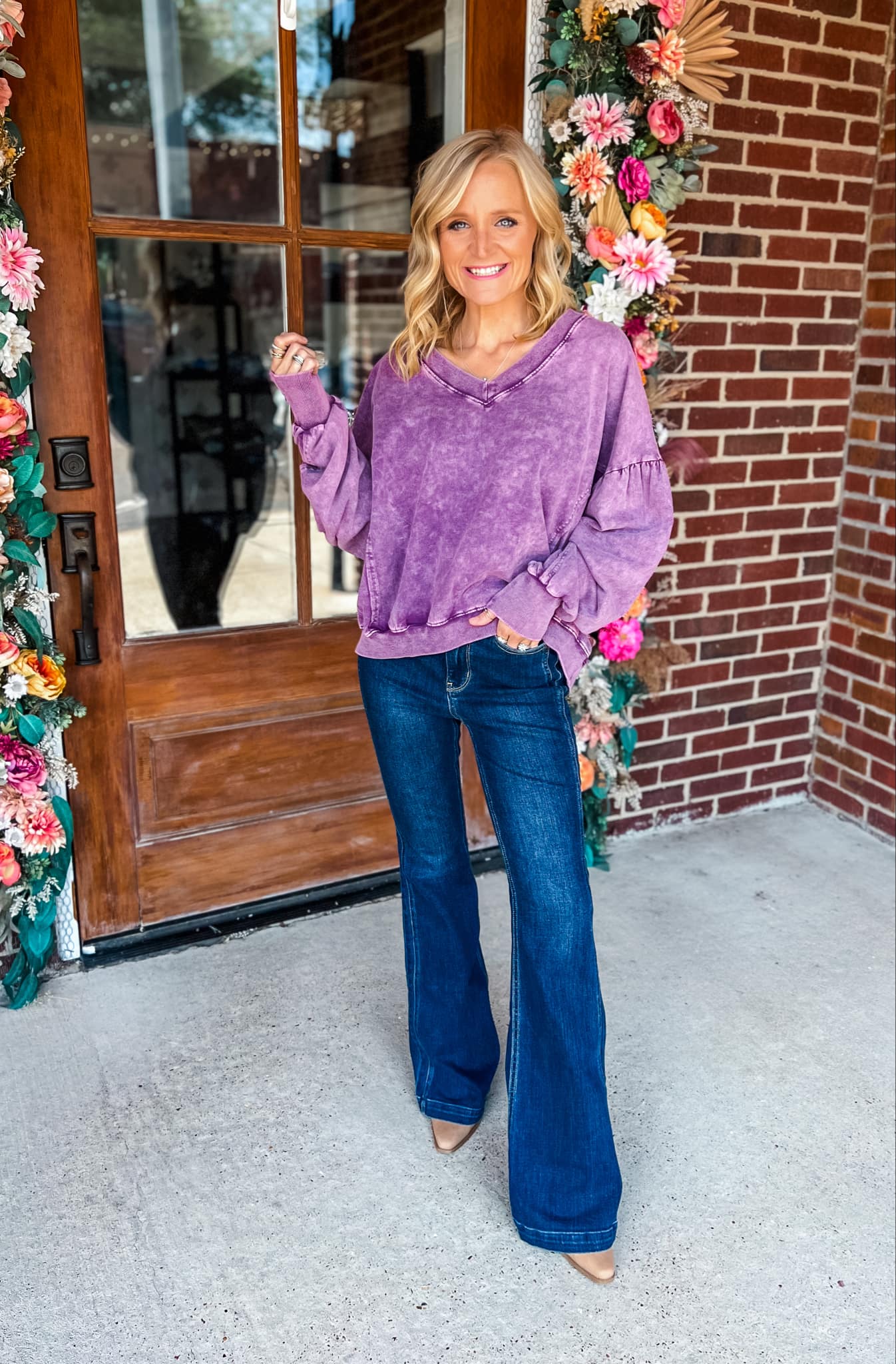 Mavis High Rise Flare Jeans | Judy Blue