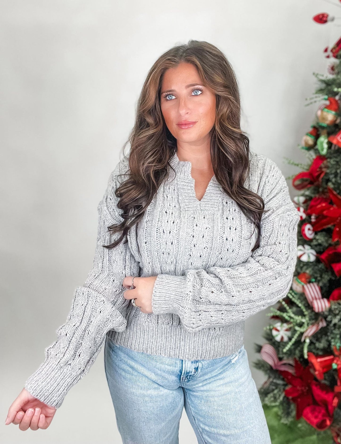 Distant Lately Sweater - Heather Grey