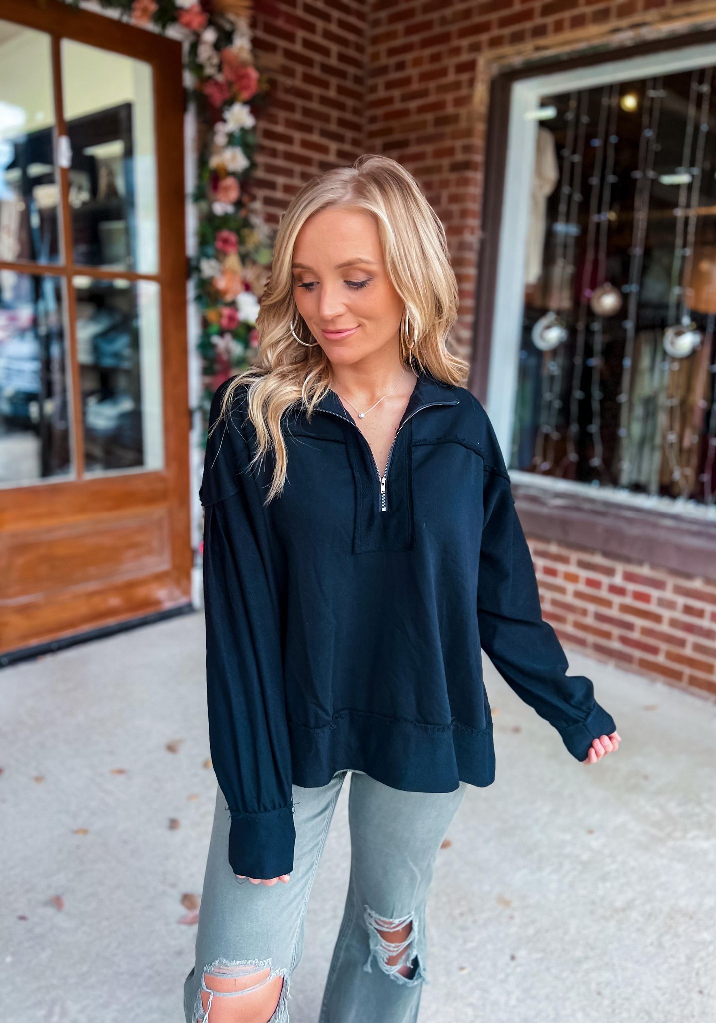 See The Other Side Jacket - Black