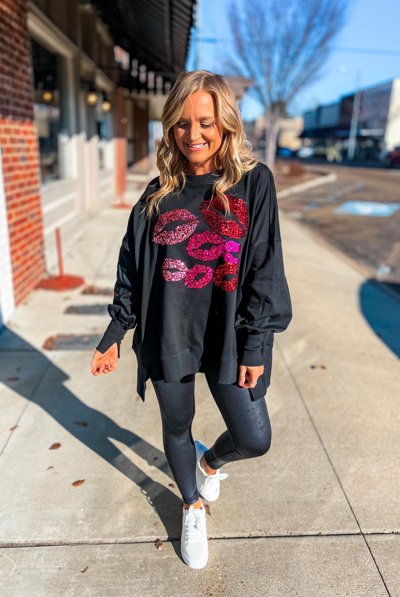 Be Mine Sweatshirt - Black (was 62.90)