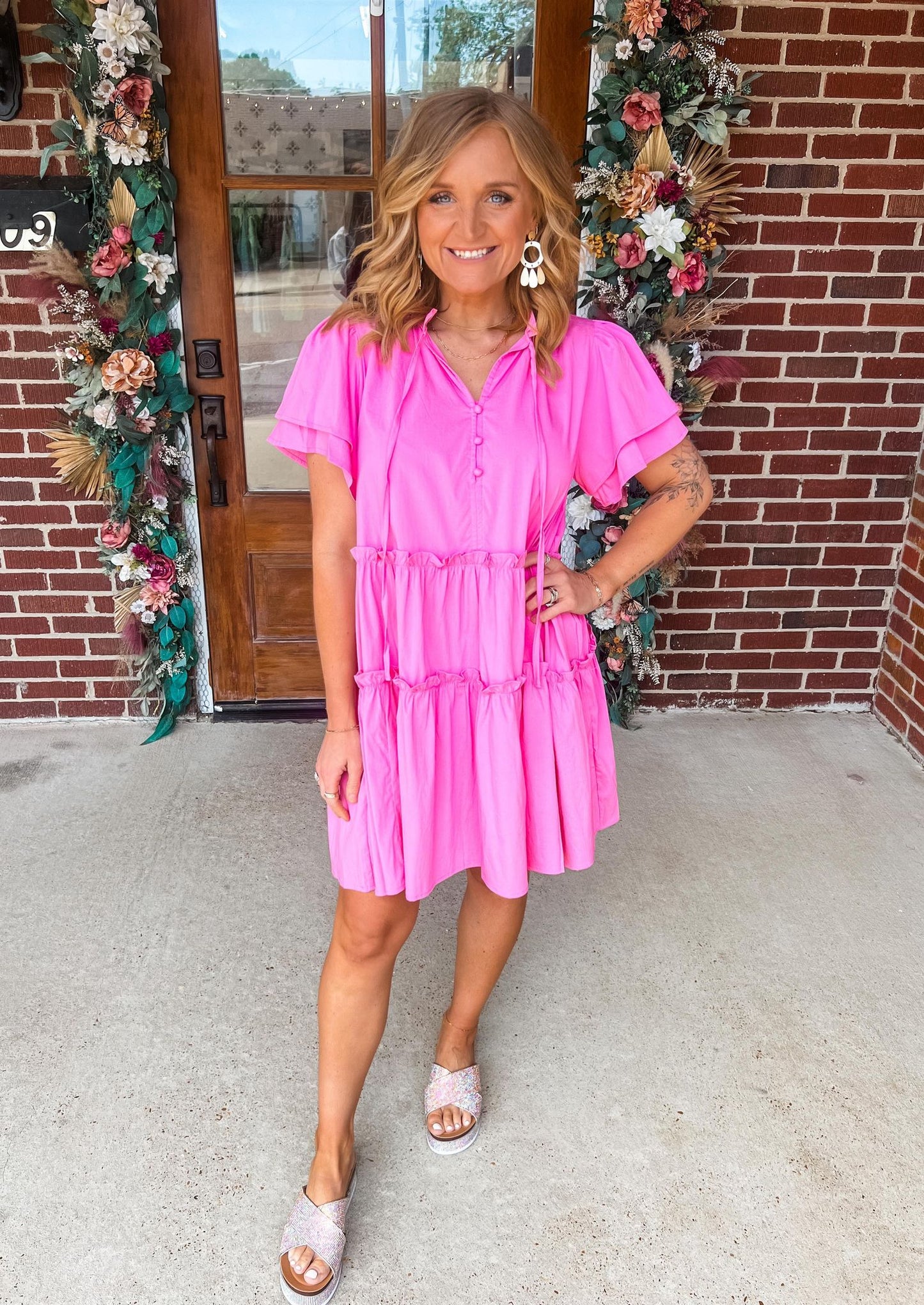 A Love Worth Having Dress - Bubblegum ( was 48.90)