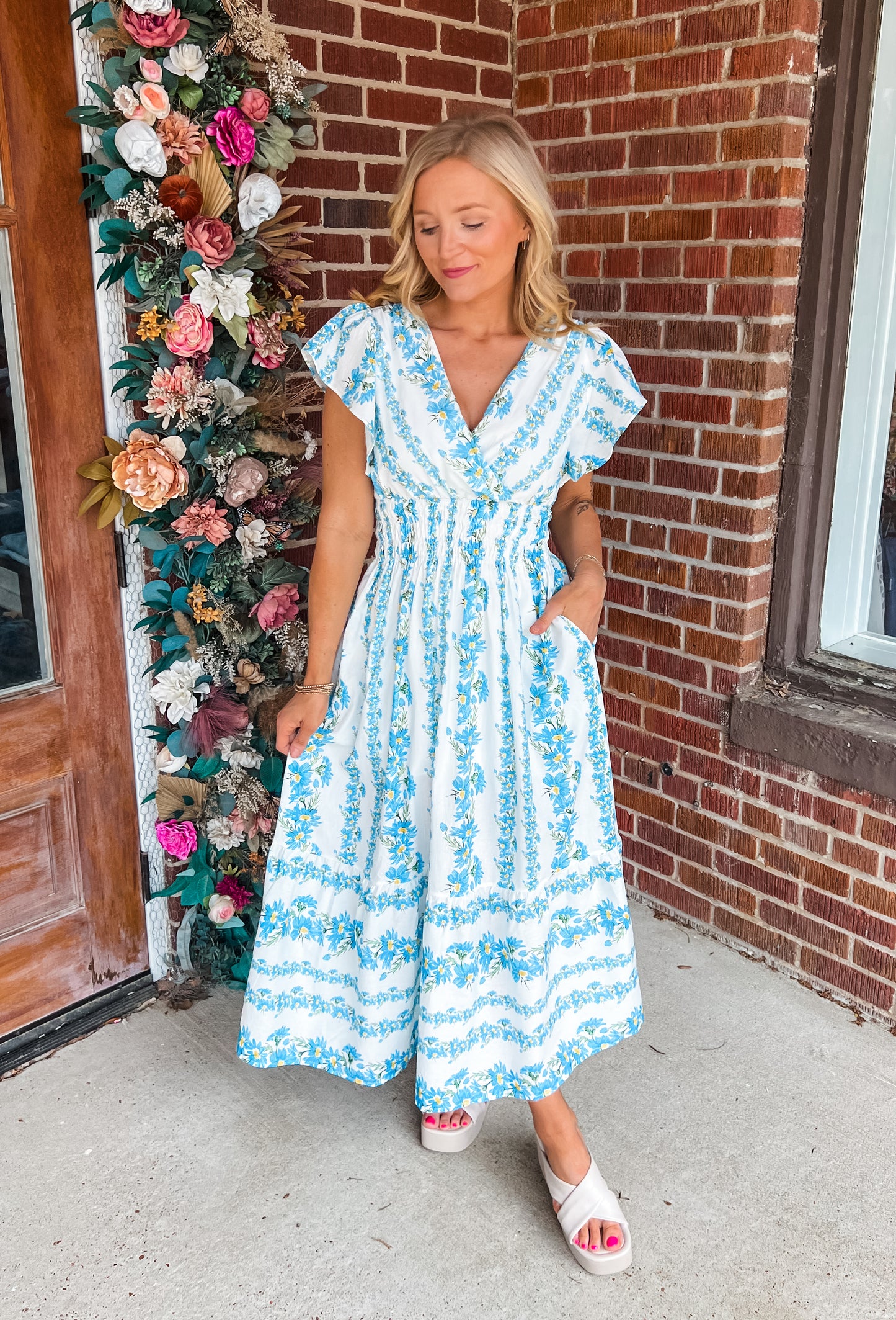 Long Ways From Home Midi Dress