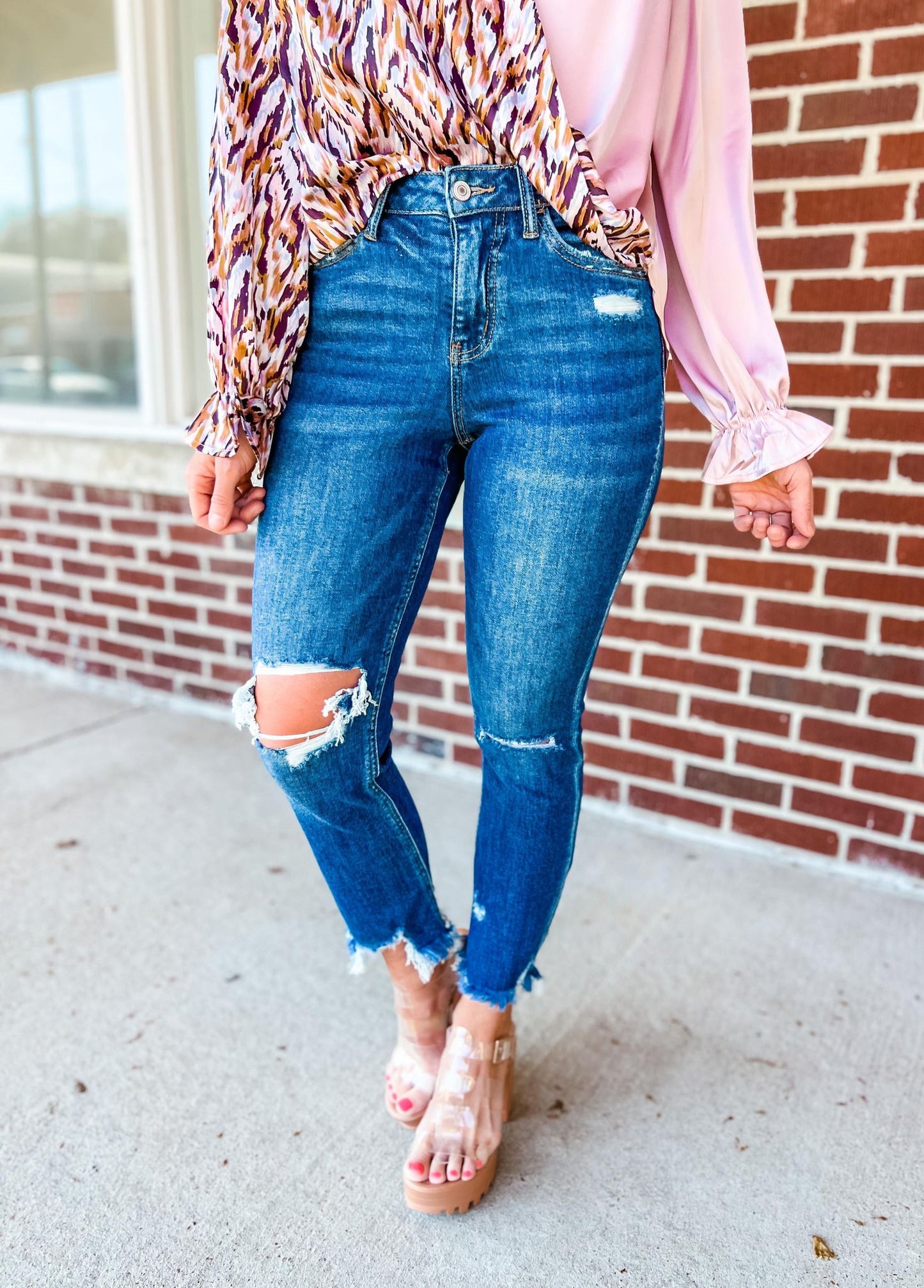 Meredith High Rise Crop Straight | Lovervet (was $62.90)