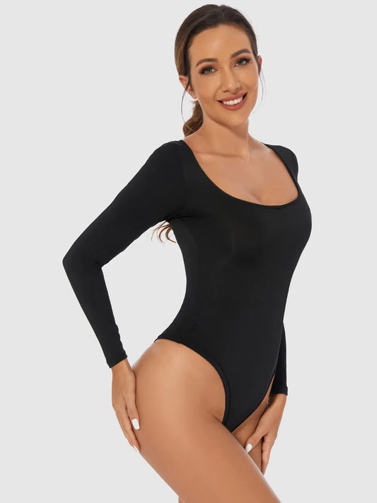 Answer Me This Bodysuit - BLACK