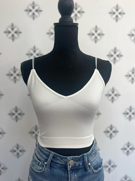 Go-To Bralette - WHITE (was $15.00)