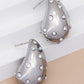 Colleen Drop Earrings - Silver