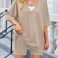 V-Neck Half Sleeve Top and Shorts Set