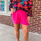 Start Today PLUS Shorts - HOT PINK (was $38.90)