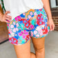 Throw It Back Shorts - Boho Floral (WAS $46.90)