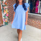 If I'm Being Honest Dress - Powder Blue ( was 46.90)