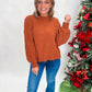 New Point Sweater - RUST(was $38.90)