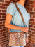 Ariana Quilted Crossbody - Metallic Bronze
