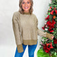 Don't Let Me Down Sweater-Olive ( was 38.90)