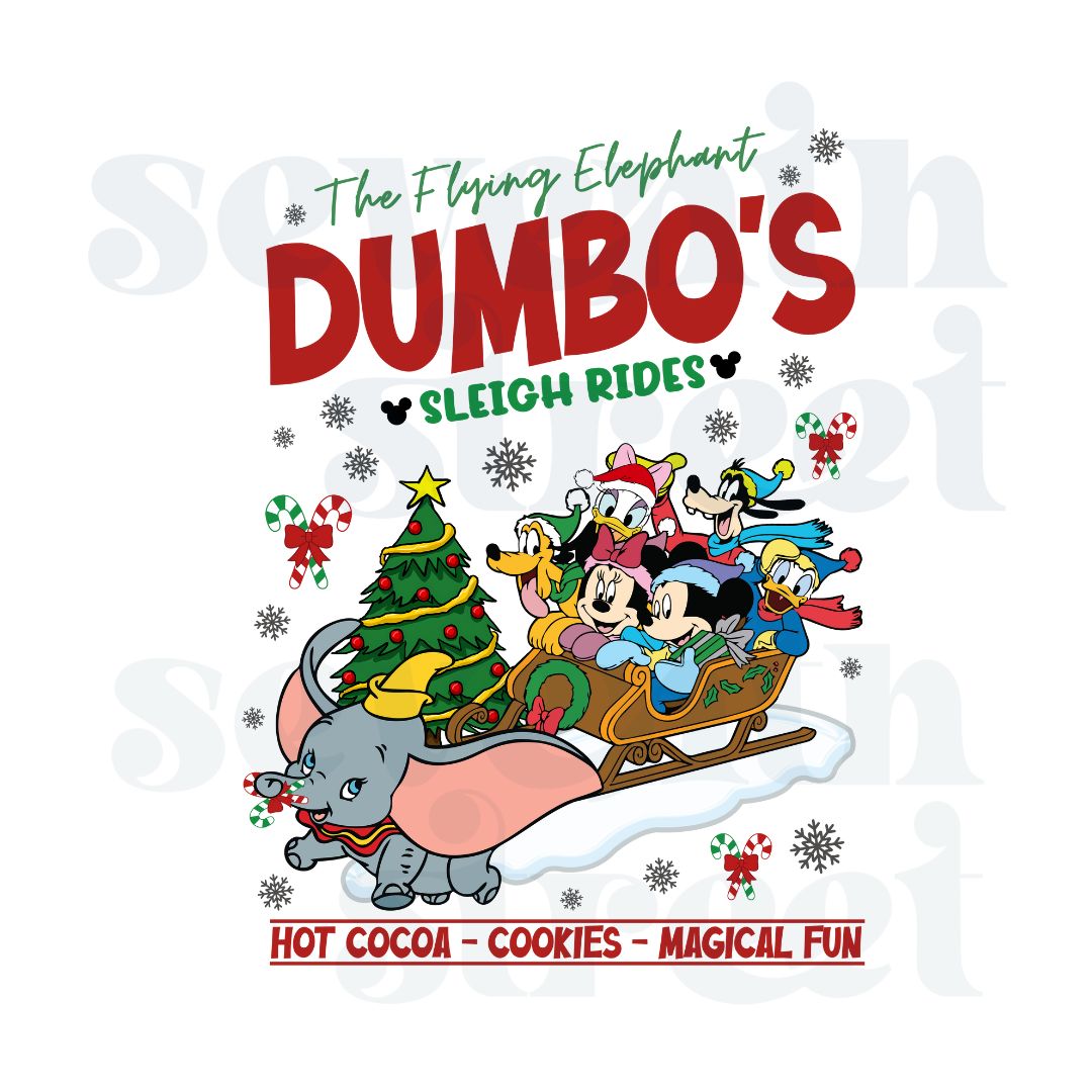 Kids Dumbo Sleigh Design