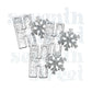 HoHoHo Snowflake Shirt Design
