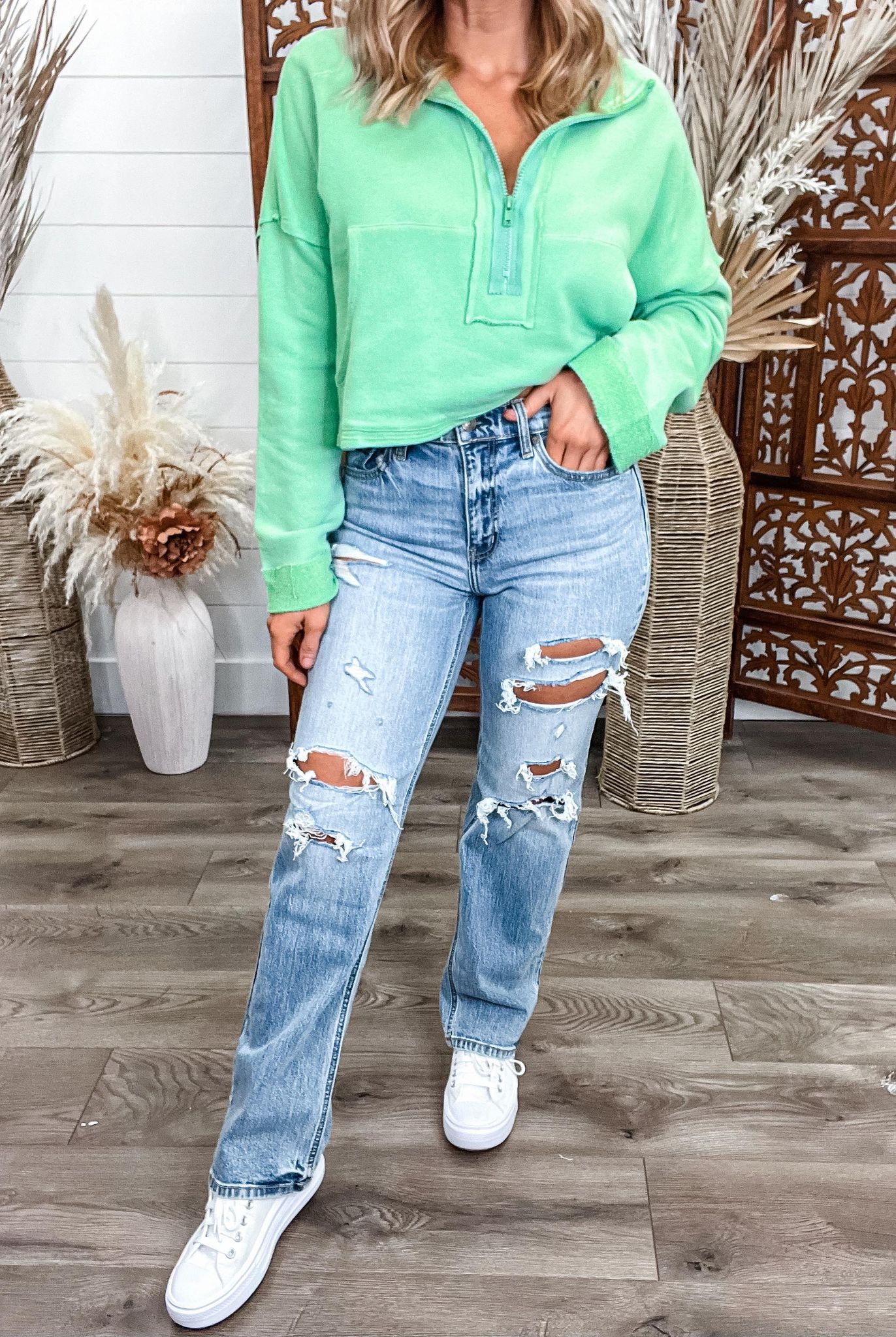Betsy High Rise Dad Jean | Eunina (was $58.90)
