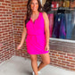 While I'm Here Athletic Romper - PINK