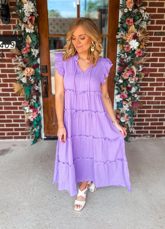 Forget About It Dress - Lavender