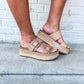 Take Your Best Shot Platform Sandal