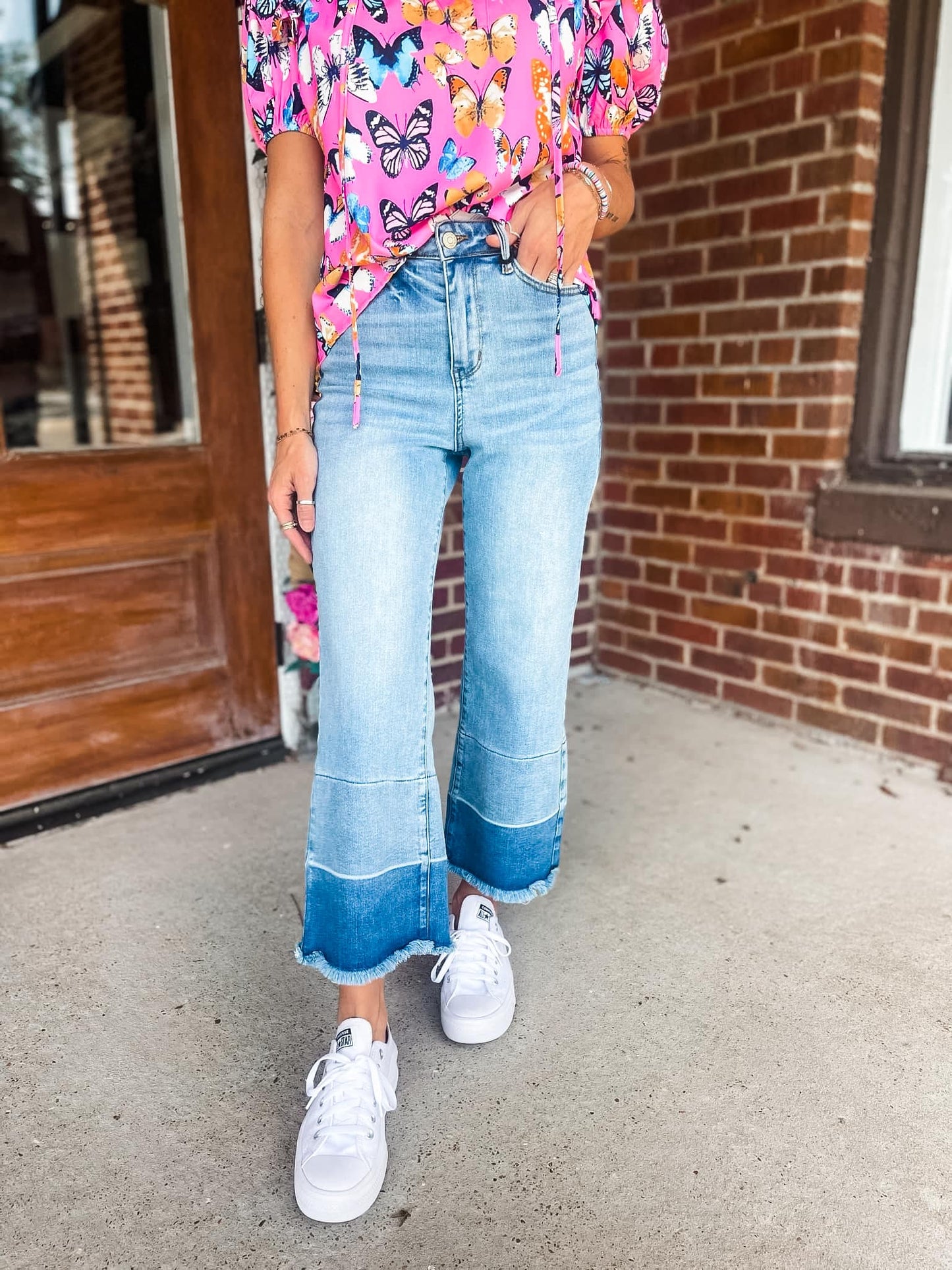 Olivia High Rise Crop Jeans | Judy Blue