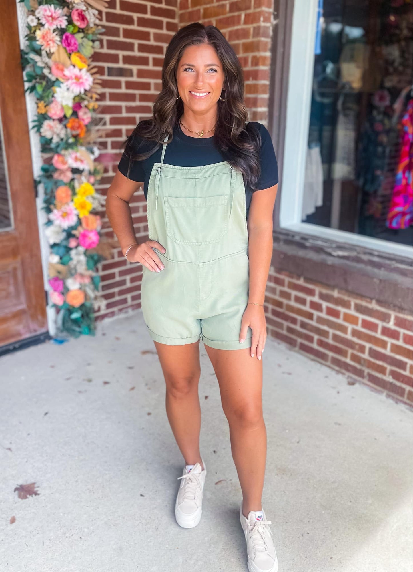 Maggie Risen Overalls - Sage