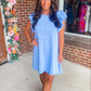 If I'm Being Honest Dress - Powder Blue ( was 46.90)