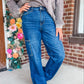 Leila High Rise Cargo Straight Jeans | Judy Blue