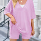 V-Neck Half Sleeve Top and Shorts Set