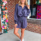 Think Clearly Romper - Charcoal