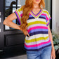 Another One V-Neck Striped Top