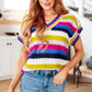 Another One V-Neck Striped Top