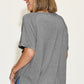 Basic Bae Full Size Bamboo Slit V-Neck Short Sleeve T-Shirt