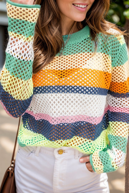 Coastal Cutie Knit Sweater Top