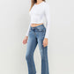 Lovervet Mid Rise Frayed Hem Jeans