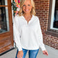 Collared Neck Long Sleeve Sweatshirt