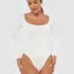 Answer Me This Bodysuit - WHITE