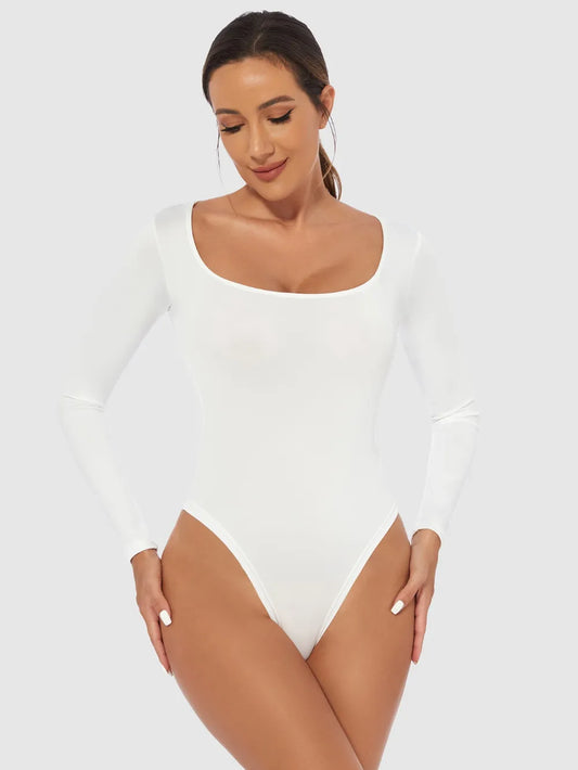 Answer Me This Bodysuit - WHITE