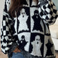 Ghost Dropped Shoulder Long Sleeve Sweater