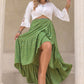 Plus Size High-Low Skirt