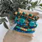 Turquoise 10 Piece Stack