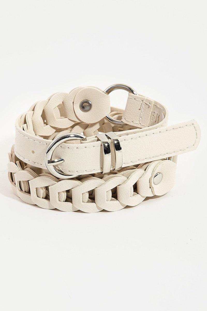 The Way Home Belt- Ivory