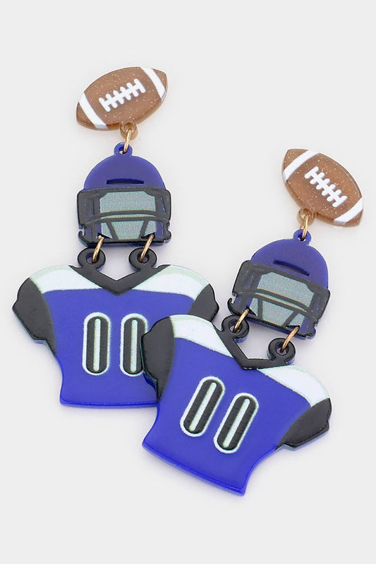 Game Time Earring - BLUE