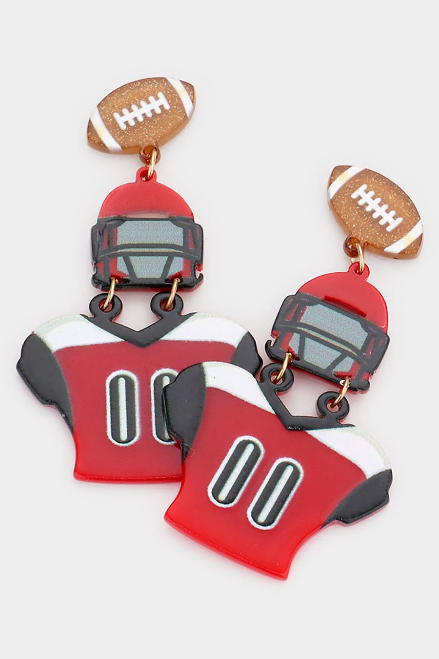 Game Time Earring - RED