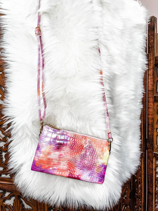 Girl's Day Crossbody - Purple Tie-Dye