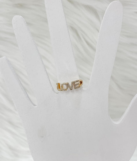 L-O-V-E Gold Ring