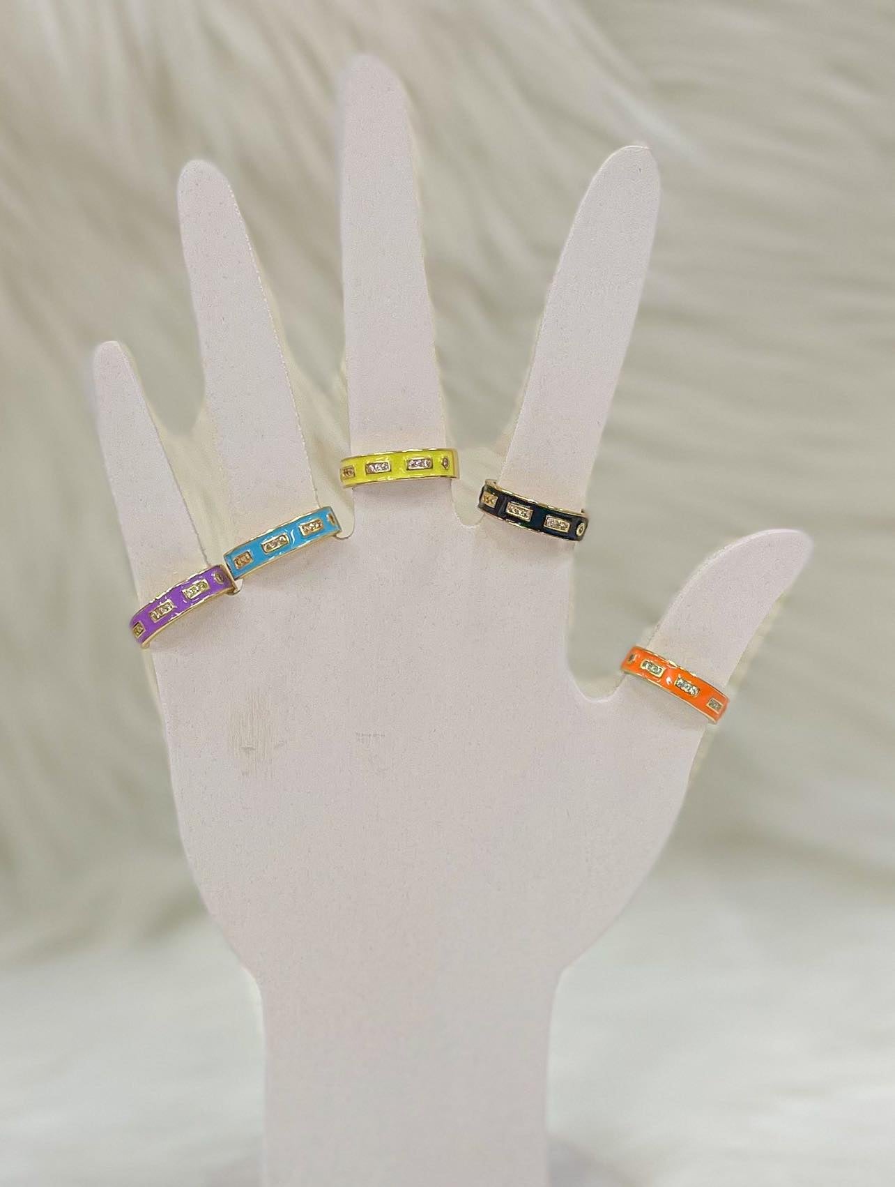 Colorful Bar Ring- (9 COLORS!!)