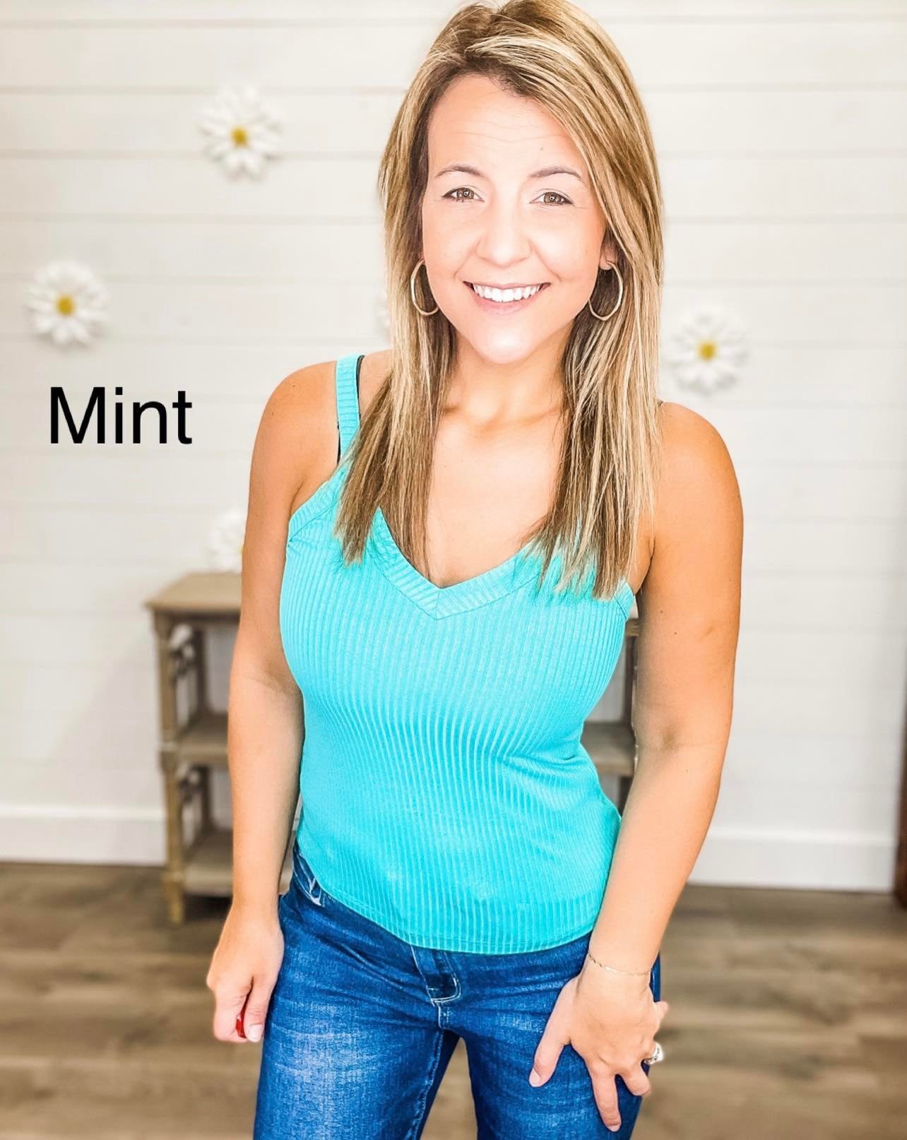 Into The Sun Cropped Cami- (5 COLORS!)