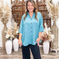 Never Late Top-TEAL