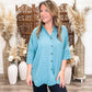 Never Late Top-TEAL